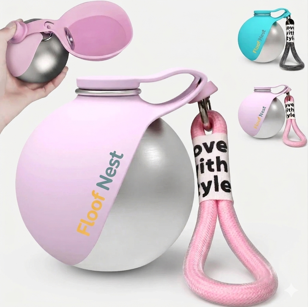 Portable Stainless Steel Dog Water Bottle