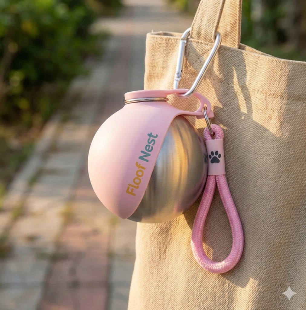 Portable Stainless Steel Dog Water Bottle